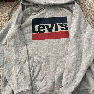 Comfy levi’s gray hoodie